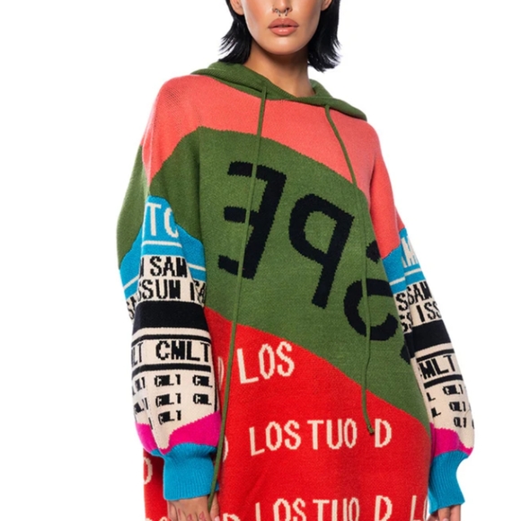 AKIRA LOUD AND PROUD PULLOVER HOODED SWEATER **NWT** - Picture 7 of 11